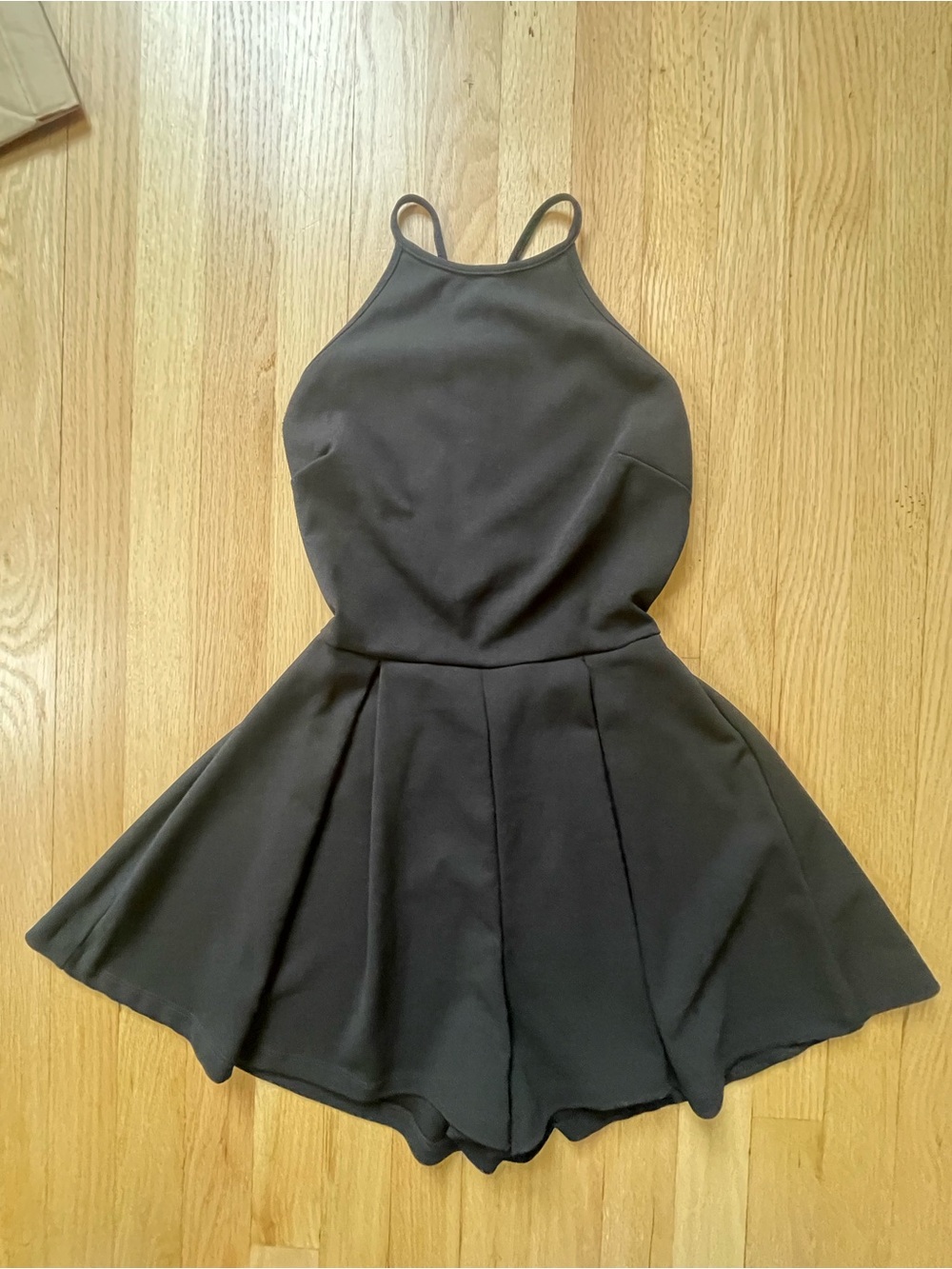 Lace Back Romper
